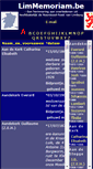 Mobile Screenshot of limmemoriam.be